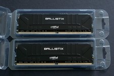 CRUCIAL BALLISTIX 32GB 3200MHz 2x16GB DDR4 DRAM PC 3200 memory BLACK