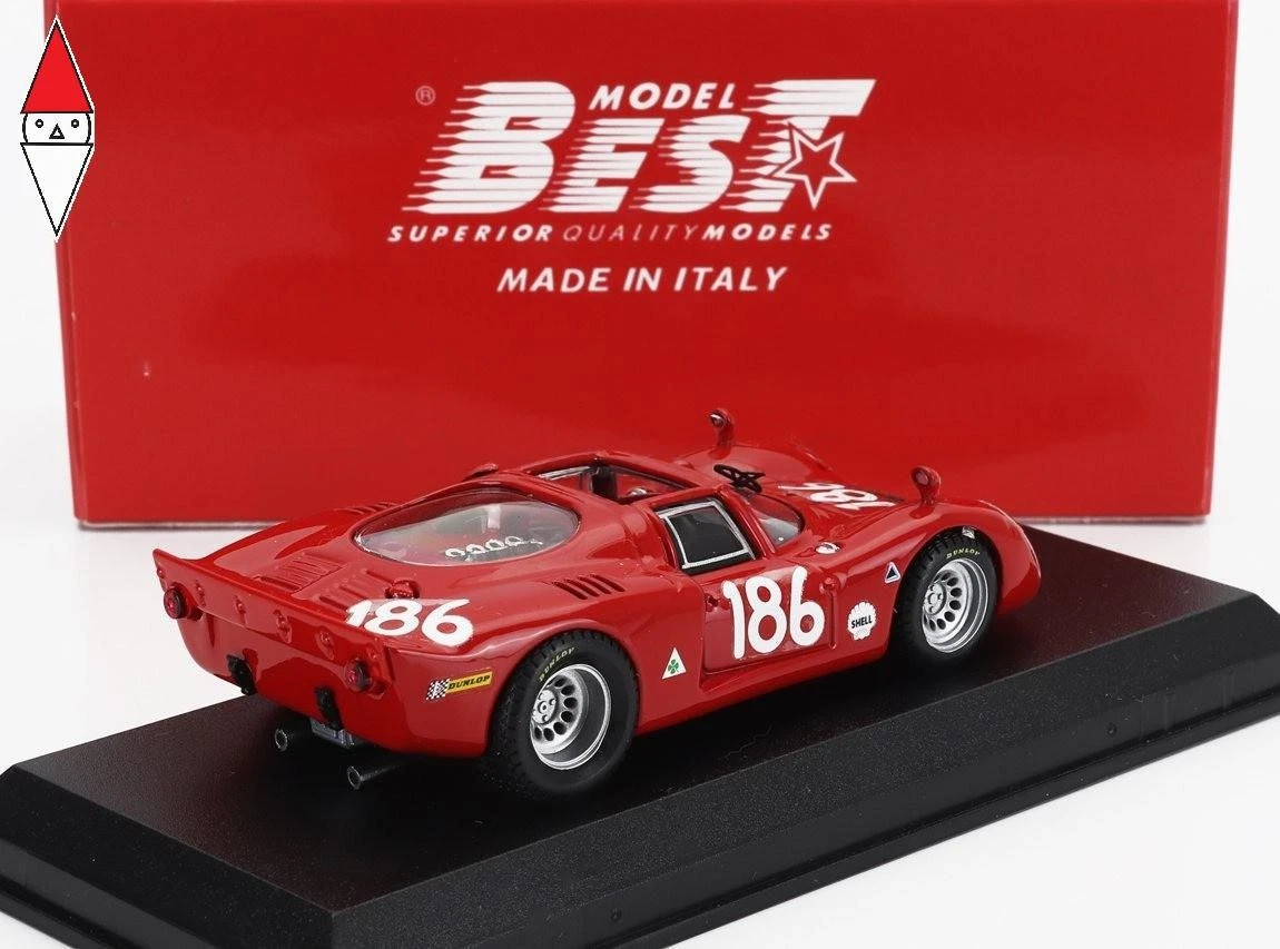Best 9605 ALFA ROMEO Tz2 1965 Le Mans #43 Ltd Ed Diorama 1/43 for sale online | UK