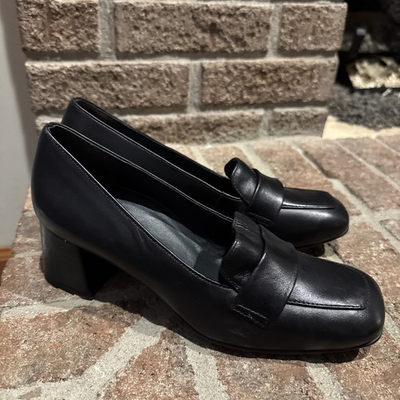 #ad #ad Paul Green Women#x27;s Winona Pump Black Leather Size 4.5 UK Size 7US $26.99