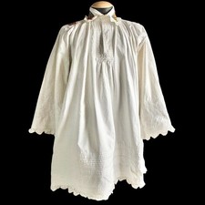 Vintage Men s Romanian Homespun Linen Embroidered Traditional Folk Shirt