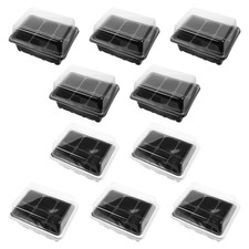 10 Sets Starter Trays Germination Pots Nursery Gardening