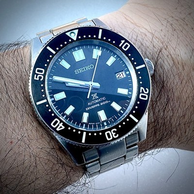 Seiko Prospex Men's Black Watch - SPB143