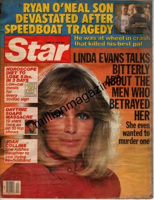 1986 Star June 17 - Linda Evans; Ryan O'Neal; Joan Collins; The Monkees; D Niven