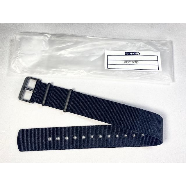 Watch 30cm Band L0FP02CM0 Color Parts Black Genuine SEIKO Nylon Sports 5 22mm - vintagewatches.pk