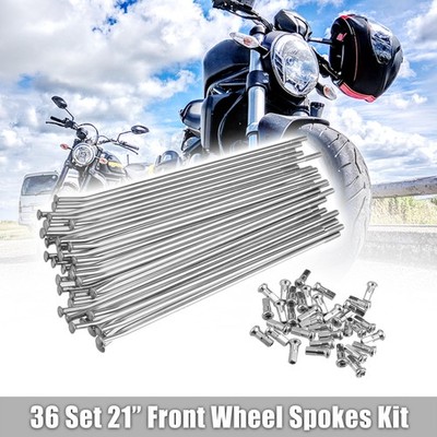 36 Set Spoke Skins Covers 21'' Front Wheel Spokes Kit for Honda CR125 2000-2008
