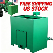 3 Point Ballast Box W/ 2" Hitch Receiver 800 Lbs Capacity 3 Point Category