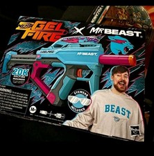 Mr Beast by Nerf Pro Full Auto Gelfire Blaste...