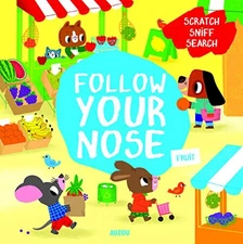 Fruit (Follow Your Nose: A Scratch-and-Sniff Book) by Auzou Book The Fast Free