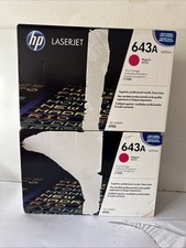 Lot Of 2 Brand New Genuine Factory Sealed HP 643A Q5953A Magenta Toner Cartridge