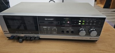 SHARP RT-310  Dolby Stereo Cassette Deck/ Auto Reverse/Tested/Working 
