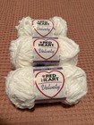 Red Heart Velvety Marshmallow White Bulky Yarn Skeins- Lot Of 3 — photo 1