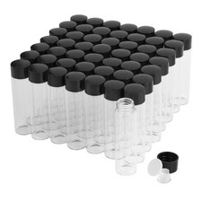 Clear Glass Vials, Travel-Sized 20ml, 50PCS