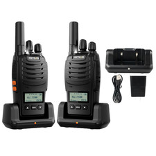 2 Pack H777D Walkie Talkie Long Range FRS Two Way Radio for Camping  Charger