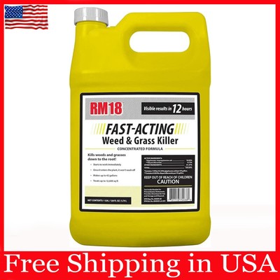 Fast-Acting Weed & Grass Killer Herbicide, Spray, 1-gallon, 12600 Square feet