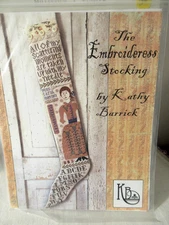 Carriage House Samplings THE EMBROIDERESS STOCKING Ctd Cross Stitch Pattern