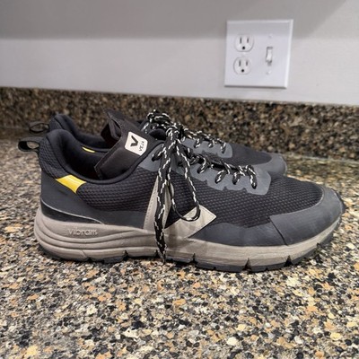 VEJA Dekkan Alveomesh Outdoor Shoes Black Oxford Grey Vibram Sole Men's US 11.5