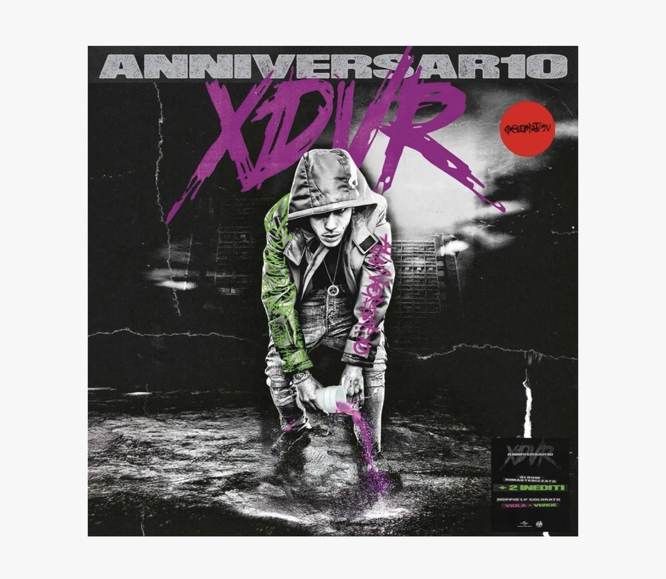 Sfera Ebbasta XDVR ANNIVERSAR10 Doppio Vinile Colorato Autografato Numerato ✅ - Image 2 of 2