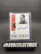 2018 Panini Encased #SC-RSK Rony Seikaly Scripted Signatures Auto /99 SP - Heat