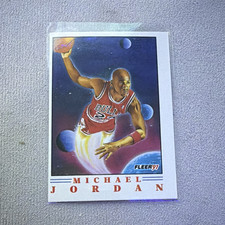 Fleer 1991 Pro Vision Insert Michael Jordan #4 Chicago Bulls NBA Card