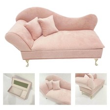 Jewelry Box Organizer 1/6 Scale Sofa Pink Home Decoration Cute Jewelry Holder