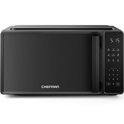 07 Cu Ft Countertop Microwave 700W 10 Power Levels Black