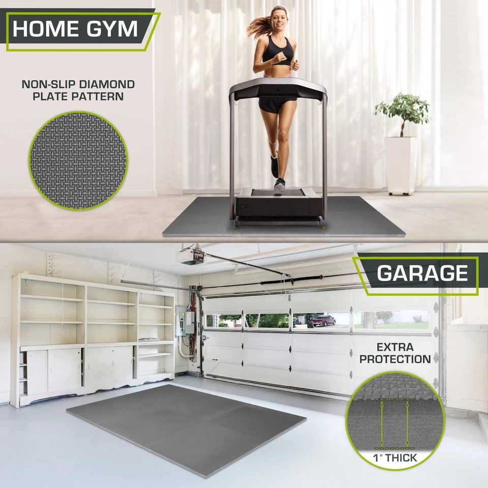 Extra Thick Puzzle Exercise Mat , EVA Foam Interlocking Tiles for Protective,... - Image 3 of 4