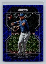 2022 Panini Prizm #129 Nicky Lopez Blue Velocity Prizm