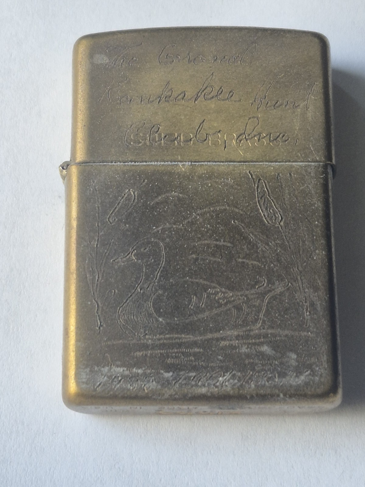 Engraved Hunting Club Duck  Viii