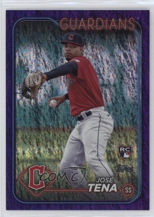 2024 Topps Series 2 Purple Foil /799 Jose Tena José Tena #678 c5b