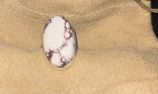 Southwestern Wild Horse Jasper Ring Solid Sterling Silver 925 Size 6