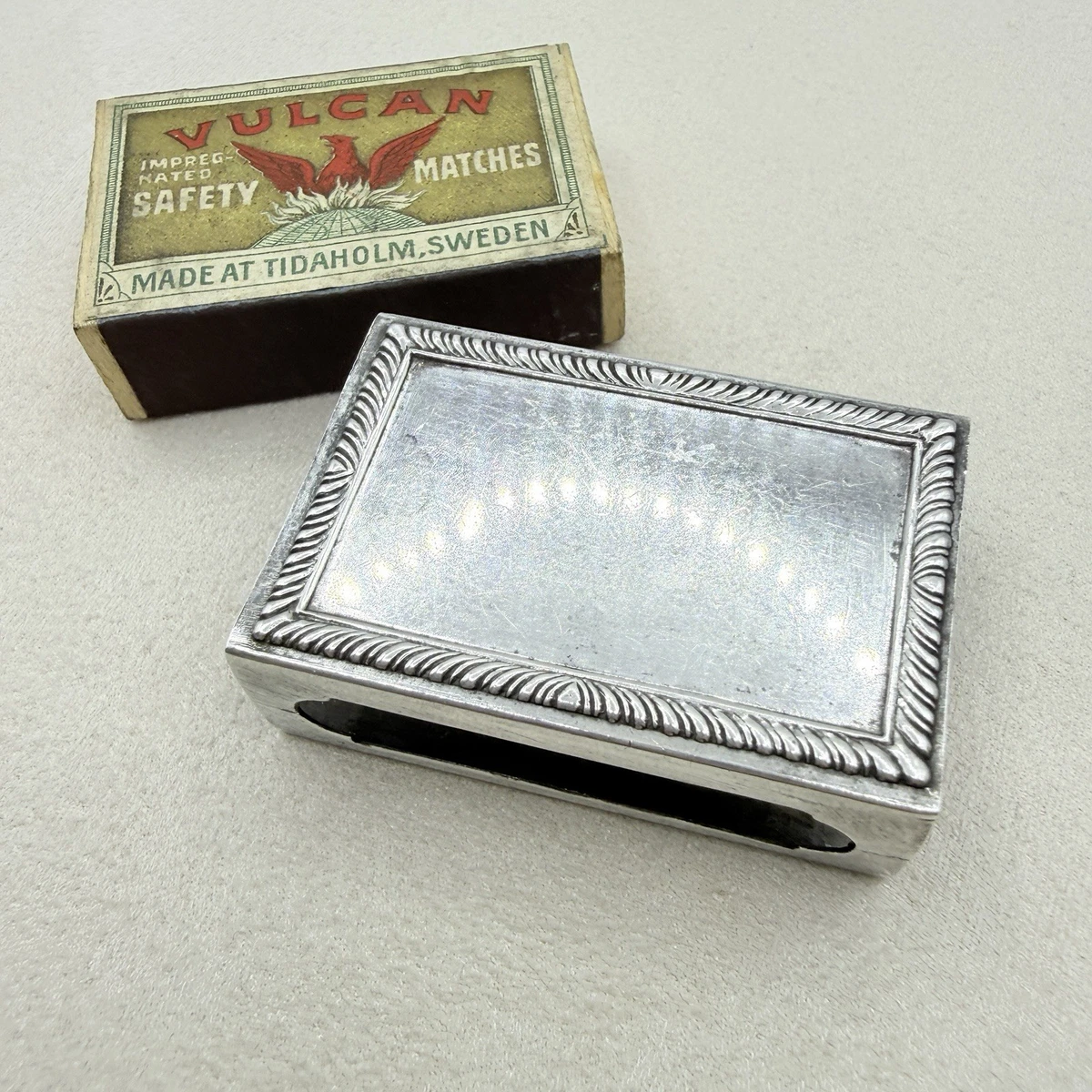 Sterling Silver Match Holder In Collectible Match Holders for sale