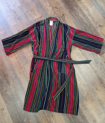 Vintage 70-80's Ash Creek Trading Multicolor Bath Robe