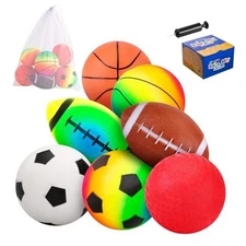  7-Piece Soft Ball Set for Toddlers & Kids - Includes 5” Playground 5" (7 pack)