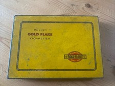 Vintage W.D. & H.O. Wills Gold Flake Honey Dew Cigarette Tin Tobacco Collectible