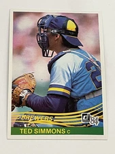 1984 Donruss Baseball #473 - Ted Simmons - Milwaukee Brewers