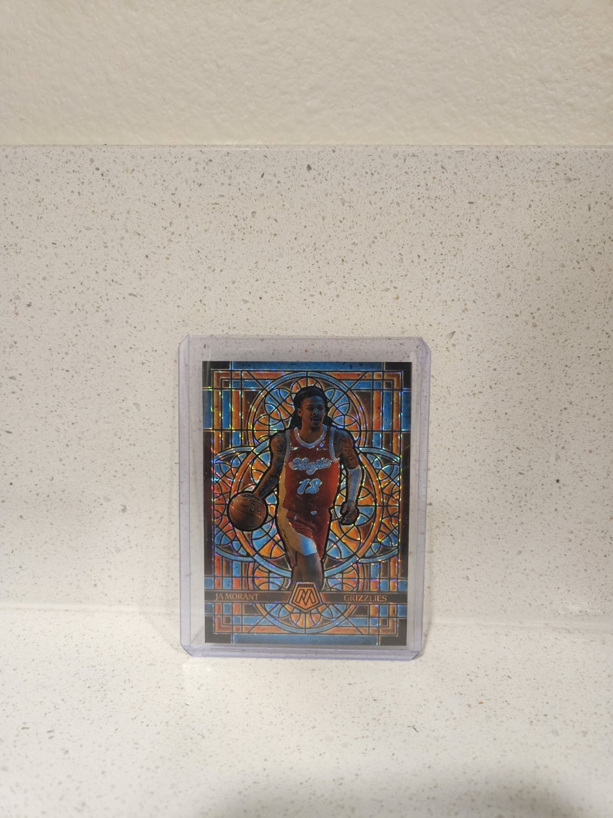 2024-25 Panini Mosaic Ja Morant #23 Stained Glass Case Hit SSP