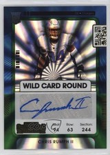 2021 Panini Contenders Ticket Wild Card Round Chris Rumph II Rookie Auto RC 8gd. rookie card picture