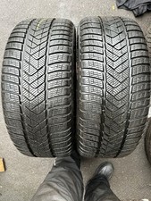 2X 245-45-18 96V Pirelli Sottozero3 M+S , 7.2MM Tread, DOT: 2021-2023 “Repaired”