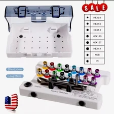 Dental Universal Implant Instrument Prosthetic Restoration Hand Driver Tool Kit