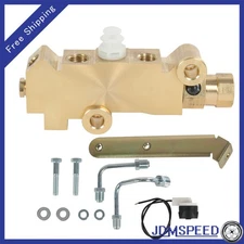 For PV2 Brass Disc/Drum Disc Front Drum Rear Brake Proportioning Valve & Mount 