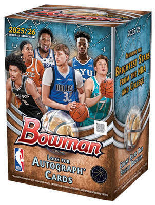 2025/26 Topps Chrome Bowman Basketball Value Box NEU OVP SEALED