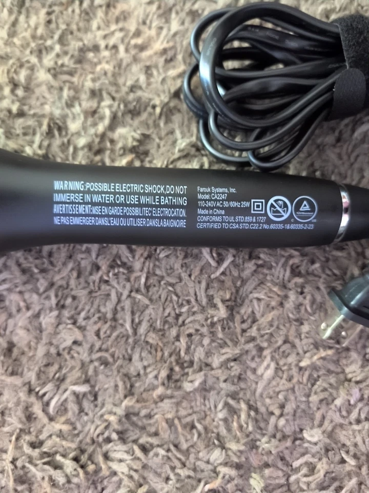 Chi Spin N Curl Rotating Hair Curler Matte Black - Image 3 of 4