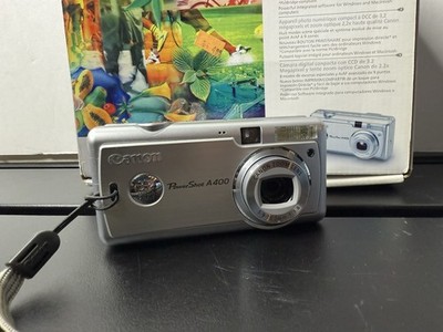 Canon Power Shot A400 Silver Digital Camera 3.2 Megapixels-tested
