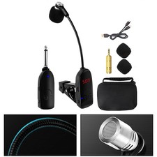 Système de microphone instrument sans fil pour lecteurs de saxophone et trompet