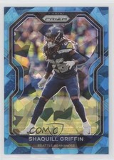 2020 Panini Prizm Blue Ice Prizm /99 Shaquill Griffin #298 0g27