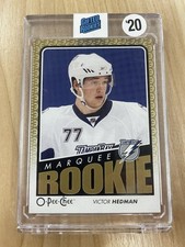 VICTOR HEDMAN 2009/10 OPC O-Pee-Chee MARQUEE ROOKIE Update CARD. rookie card picture