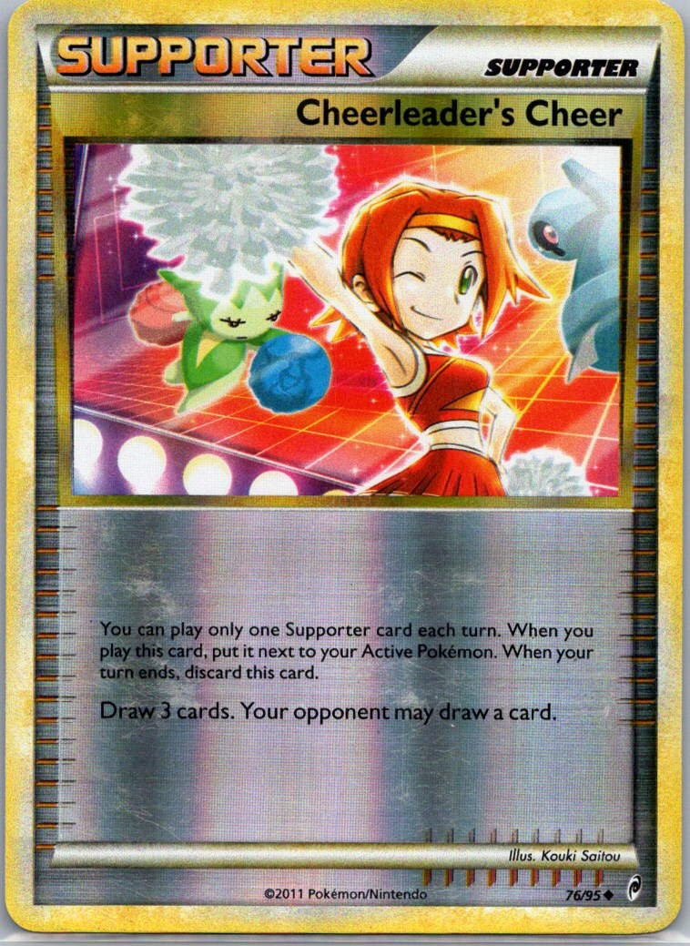 Cheerleader's Cheer 76/95 Call of Legends Uncommon Reverse Holo Pokemon