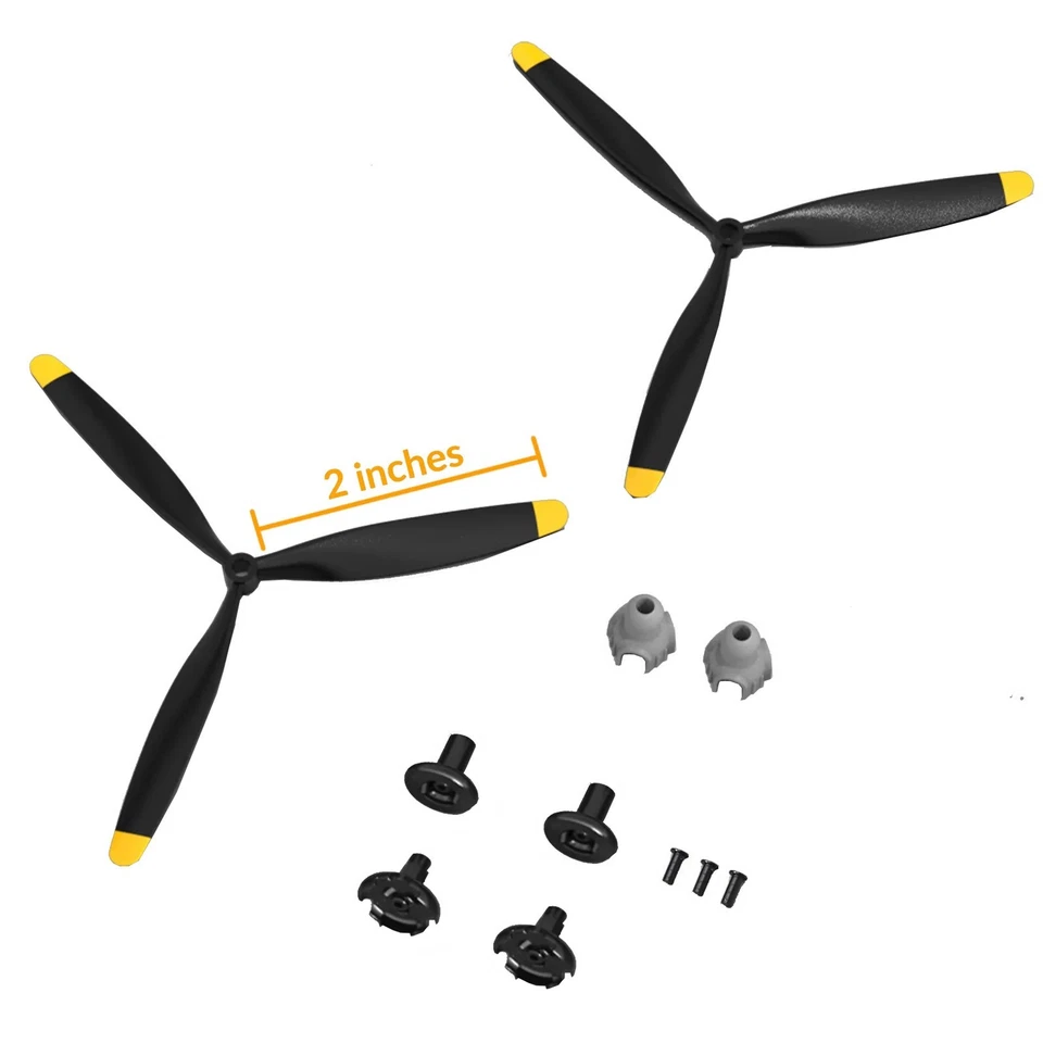 Propeller 3 Blade 2sets P7610805 for VOLANTEXRC  New F4U Corsair/P47 Thunderbolt - Image 3 of 4