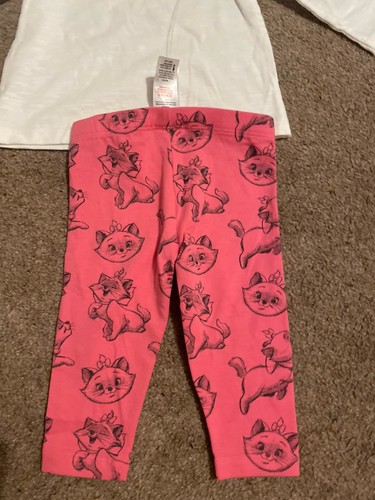 Set Completo F&F Disney Bambina Gli Aristogatti Maria 3-6 Mesi Nuovo Top&Leggings - Foto 13 di 16