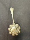 Antique Tiffany Co Japanese Pattern Sterling Silver Sugar Sifter Spoon 1871 — photo 3
